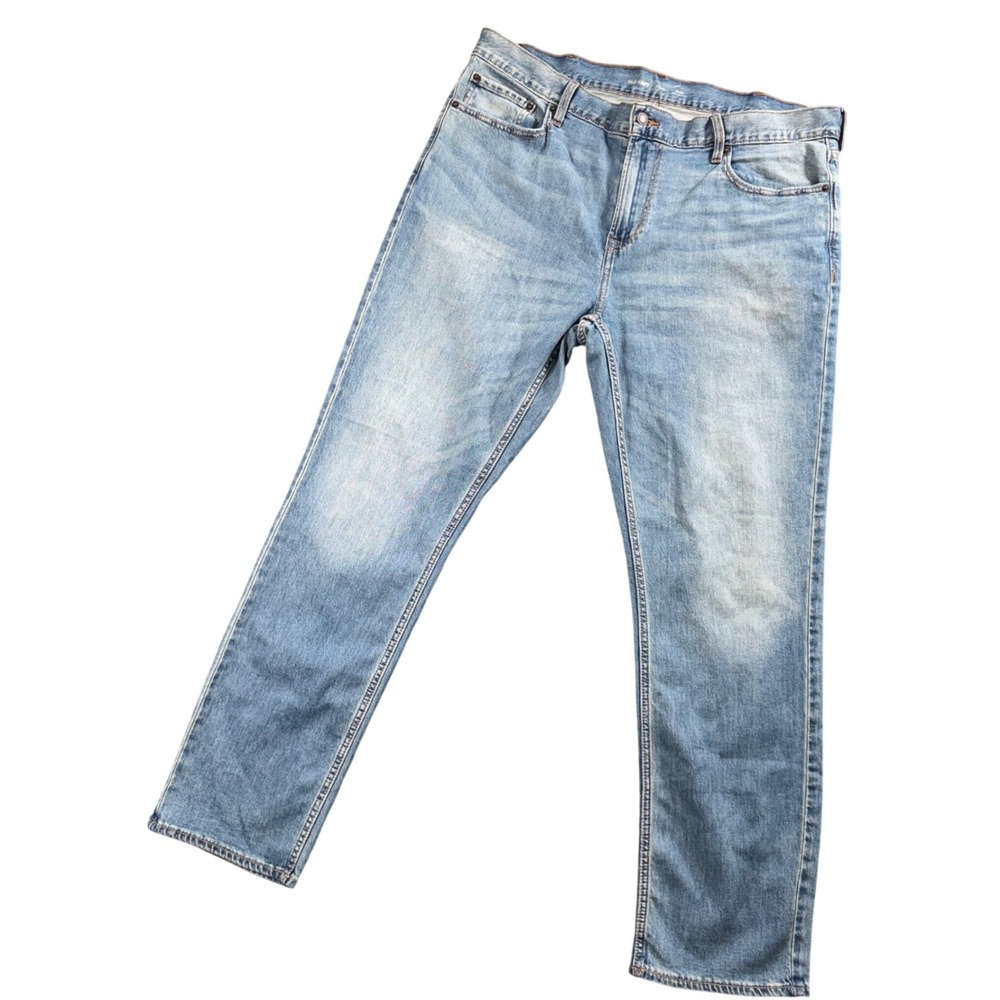 Old‎ Navy Slim Fit Jeans Mens 40x32 Light Wash Built-In Flex Denim Dad Jeans